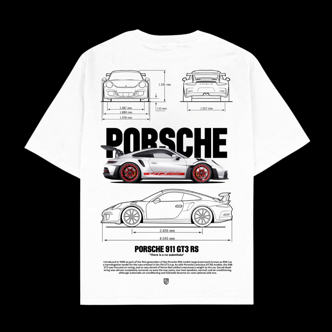 Porsche 911 GT3 Oversized T-Shirt