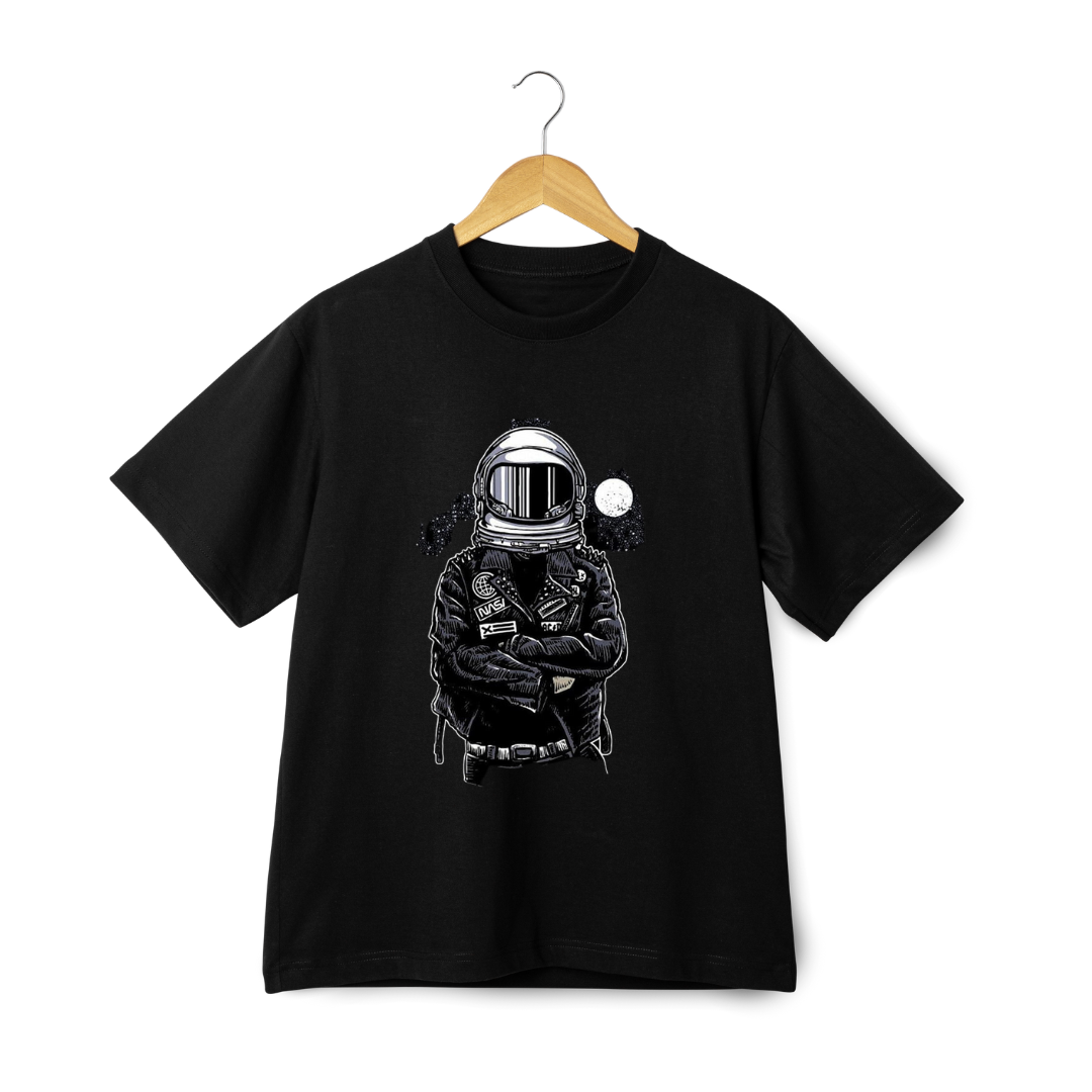 Cool Space Theme Printed T-shirt
