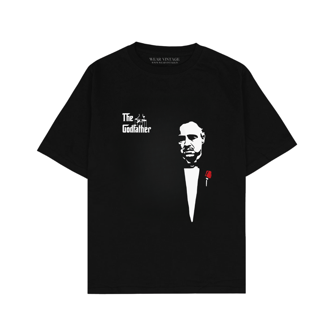 Men's Black Shelby Brother Typography T-shirt
