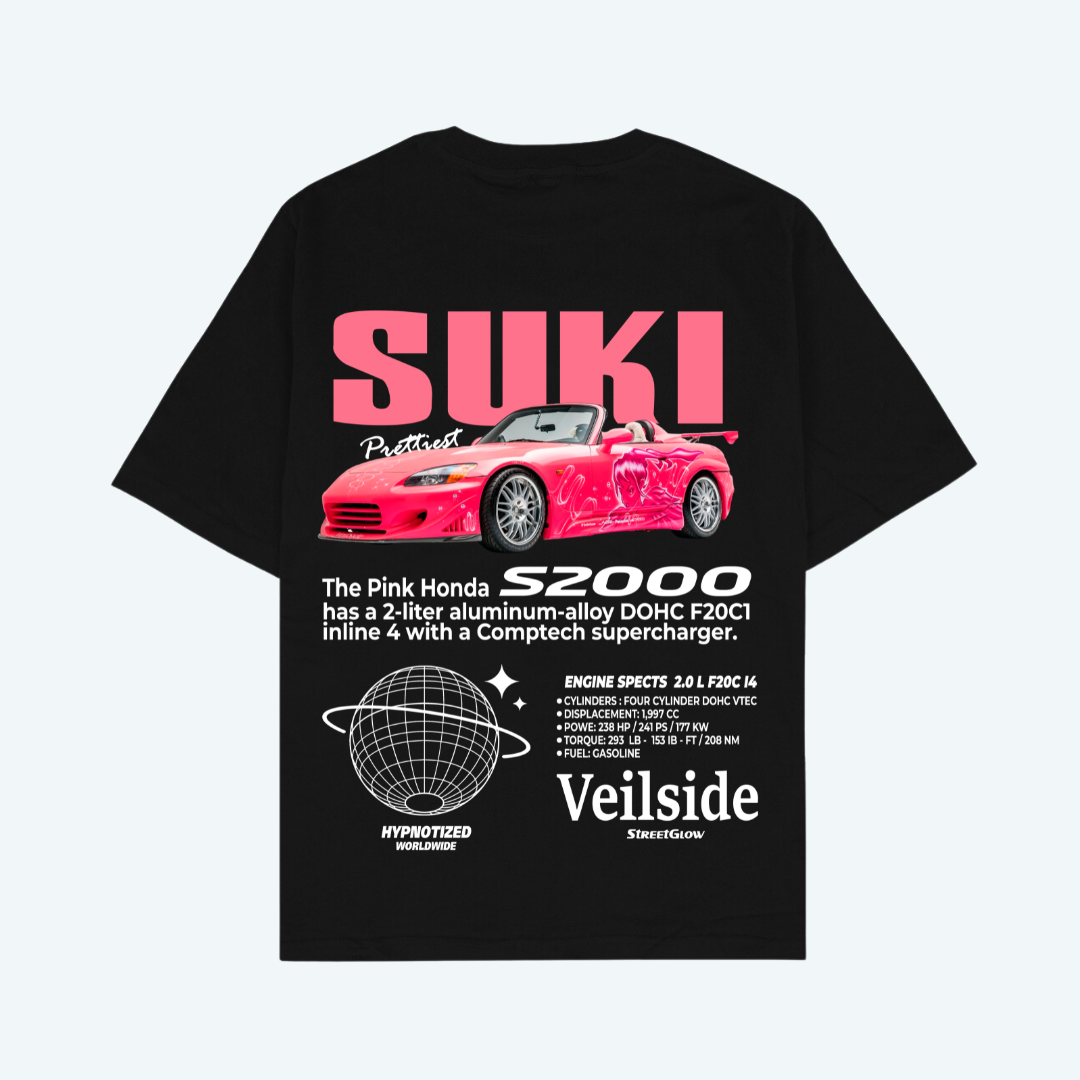 Fast & Furious Suki's Honda S2000 Oversized Tshirt