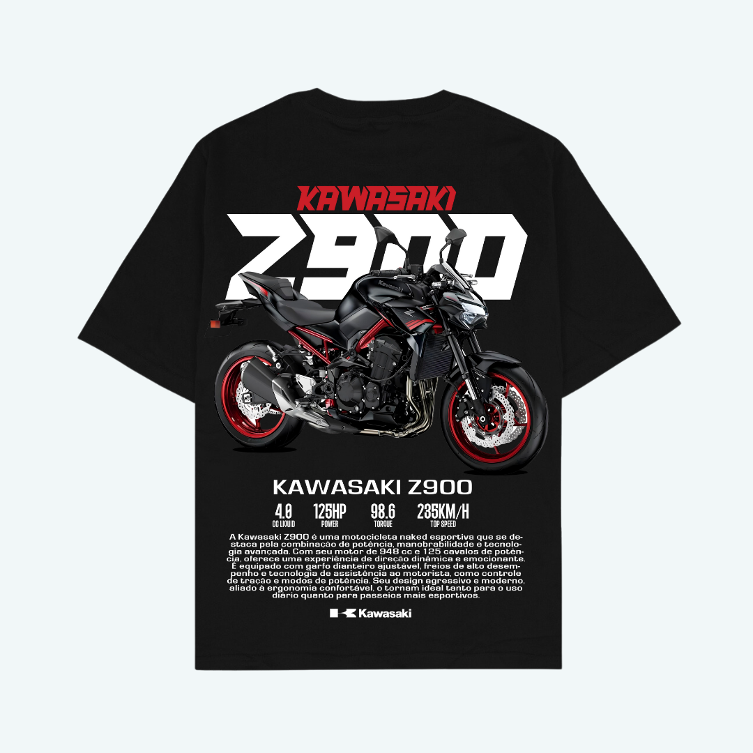 Kawasaki Z900 Oversized Bike T-Shirt