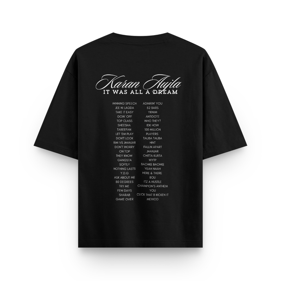 Karan Aujla - It Was All A Dream Oversized Tshirt