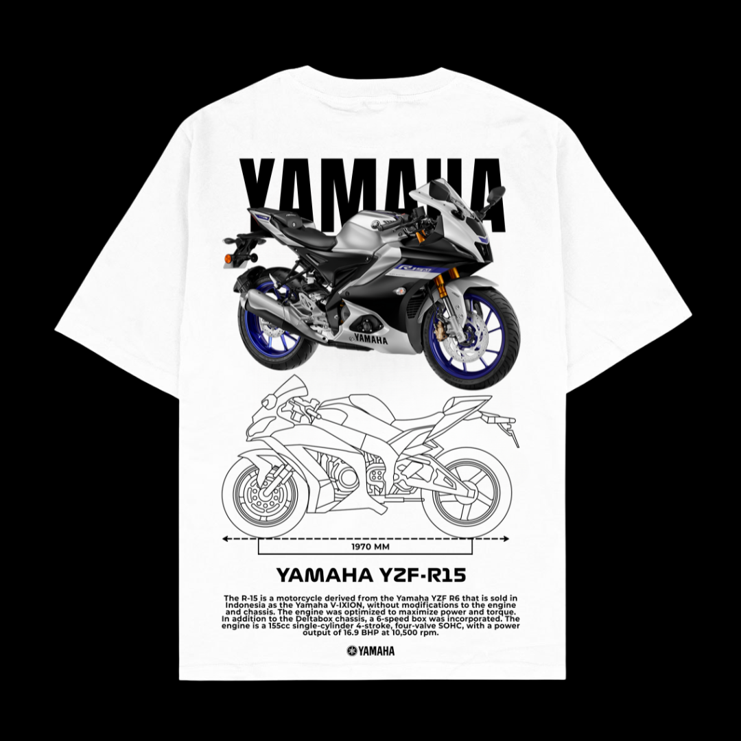 Yamaha R15 Oversized Tshirt