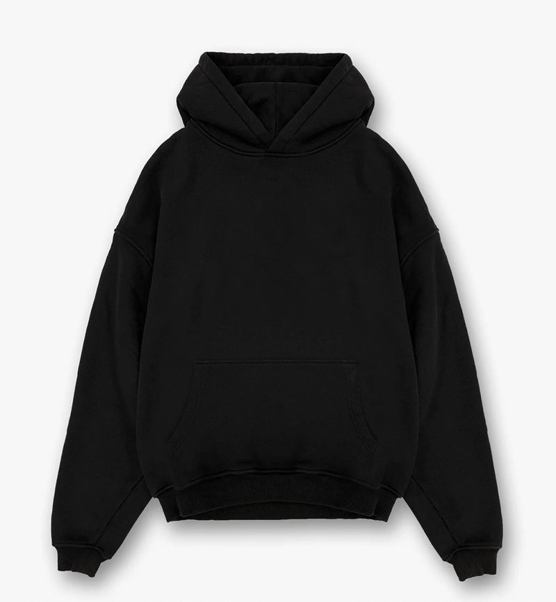 BLACK OVERSIZED HOODIE