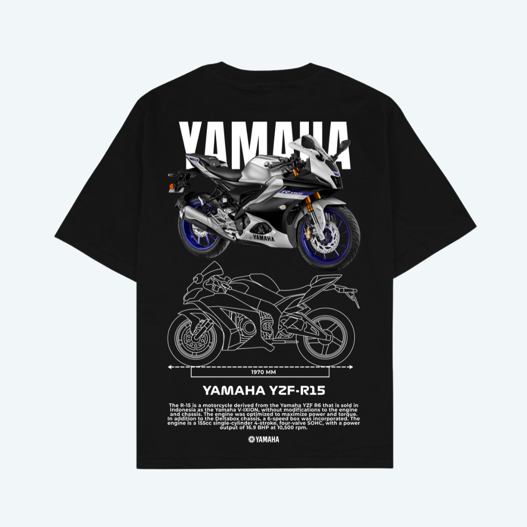 Yamaha R15 Oversized Tshirt
