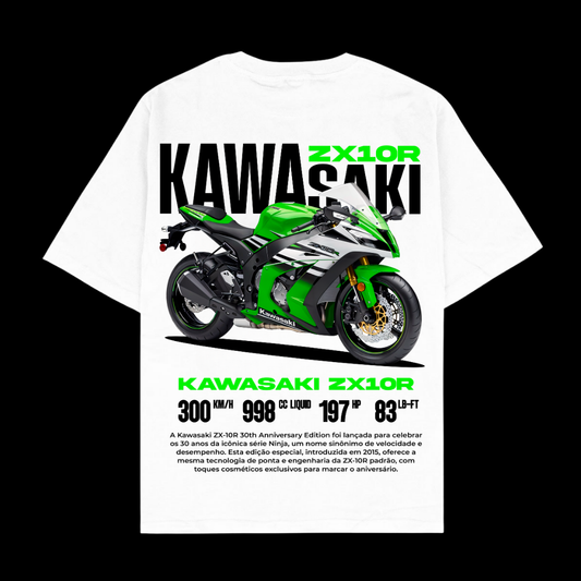 Kawasaki ZX10R Oversized Bike T-Shirt